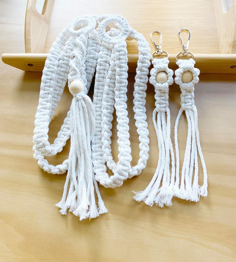 Winterdemoon Boho Bead Yoga Mat Carrier - Adjustable Straps with Tassels - Image 4